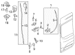 Ford Tailgate Latch Diagram - BK3Z-6143287-B