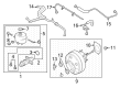 Ford F-250 Super Duty Brake Booster Vacuum Hose Diagram - PC3Z-9C493-C