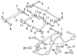 Ford Track Bar Diagram - MB3Z-5808-A