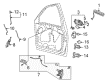 2002 Lincoln Navigator Door Check Diagram - 6L3Z-1522886-A