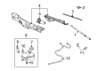 Lincoln Wiper Pivot Diagram - 3W1Z-17566-AA