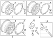Ford Bronco Wheel Cover Diagram - ML3Z-1130-A