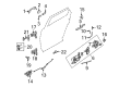 Mercury Rear Passenger Door Handle Latch Diagram - 8F9Z-5426413-A