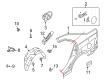 Mercury Wheelhouse Diagram - 6E5Z-5428371-A