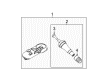Ford TPMS Sensor Diagram - BB5Z-1A189-A
