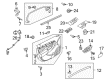 Mercury Mirror Actuator Diagram - 6U5Z-17D696-C