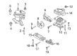 2020 Lincoln MKZ Engine Mount Bracket Diagram - HP5Z-6E042-B