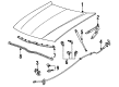 Ford Taurus Hood Diagram - F2DZ16612B