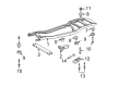 Lincoln Front Cross-Member Diagram - FL1Z-5005-E