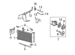 Lincoln A/C Condenser Diagram - EU2Z-19712-B