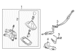 2015 Ford Fiesta Automatic Transmission Shift Levers Diagram - D2BZ-7210-C