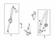 Ford Ranger Seat Belt Diagram - KB3Z-26611B64-AC