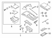 2021 Ford Police Interceptor Utility Cup Holder Diagram - LB5Z-7813562-AA