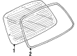 1997 Ford Windstar Weather Strip Diagram - F58Z-1642084-A