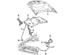 Ford Taurus Hood Diagram - F6DZ-16612-A