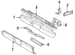 1994 Ford Bronco Bumper Diagram - YL3Z-17906-AAE