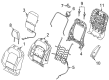 Ford Bronco Seat Cover Diagram - M2DZ-9864417-CC