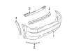 2002 Ford Escape Bumper Reflector Diagram - YL8Z-17808-BB