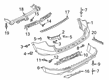 Ford Explorer Bumper Diagram - LB5Z-17K835-GB