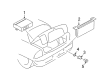2006 Lincoln LS Parking Assist Distance Sensor Diagram - 6W4Z-15K859-BA