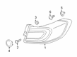 Lincoln Tail Light Diagram - KA1Z-13405-C