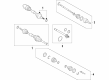 2021 Ford Bronco Sport CV Boot Diagram - LX6Z-3A331-G