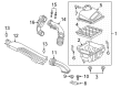 Ford Bronco Sport Air Intake Coupling Diagram - LX6Z-9B659-L