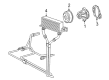 1997 Ford E-150 Econoline Club Wagon Oil Cooler Diagram - F7UZ-7A095-BA