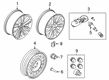 Lincoln MKC Spare Wheel Diagram - EJ7Z-1007-J
