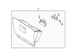 2010 Ford Expedition Glove Box Diagram - 7L1Z-7806024-BC
