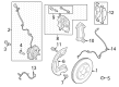 Ford F-150 Lightning ABS Sensor Diagram - NL3Z-2C204-A