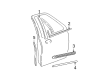 Lincoln Blackwood Door Moldings Diagram - 1L1Z-7820983-AA