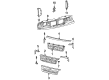 1993 Ford Ranger Grille Diagram - F37Z-8200-CA