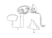 Mercury Car Mirror Diagram - YL8Z-17K707-DA
