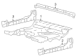 2004 Ford F-150 Floor Pan Diagram - 7L3Z-1811135-A