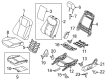 Ford Fiesta Seat Cover Diagram - F2BZ-5462901-CA