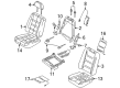 2005 Mercury Montego Seat Cushion Diagram - 5G1Z-54632A22-AA