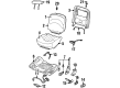 2002 Mercury Grand Marquis Seat Cover Diagram - 1W7Z-5462901-FAD