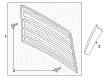 2017 Ford F-150 Grille Diagram - HL3Z-16A624-AA