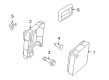 Lincoln Parking Assist Distance Sensor Diagram - DG1Z-14C689-A