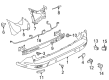2014 Ford Transit Connect Bumper Diagram - DT1Z-17906-BC