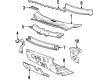 Ford Dash Panels Diagram - XF2Z-1601610-AA