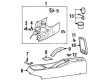 Mercury Mystique Ashtray Diagram - F8RZ5404788BAA