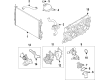 Ford Transit-250 Cooling Fan Assembly Diagram - LK4Z-8C607-E