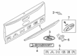 Ford Ranger Emblem Diagram - LB3Z-9942528-A