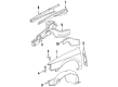 Mercury Sable Wheelhouse Diagram - E8DZ16102B