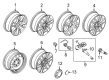 Ford F-150 Spare Wheel Diagram - FL3Z-1007-L