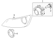 Mercury Milan Fog Light Diagram - 6E5Z-15200-A