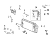 Lincoln Radiator Diagram - 7L1Z-8005-C