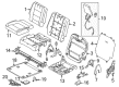 Ford Explorer Seat Cover Diagram - JB5Z-7863805-PA